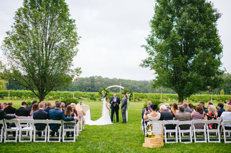 Intimate Rainy Summer Wedding at Valenzano Winery New Jersey