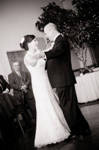 bride and father dance