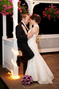 bride and groom portrait