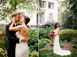vintage gold fall wedding
