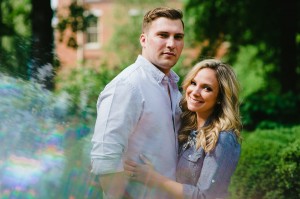 Old City Philadelphia Garden Engagement