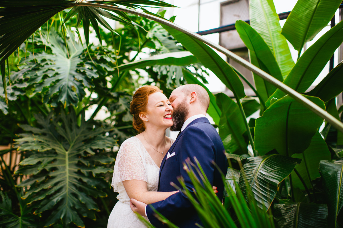 Fall Botanical Greenhouse Wedding Horticulture Center Fairmount Park Philadelphia