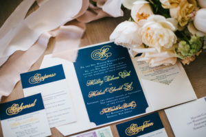 Classic Navy Maroon Blush Wedding Manasquan River Golf Club