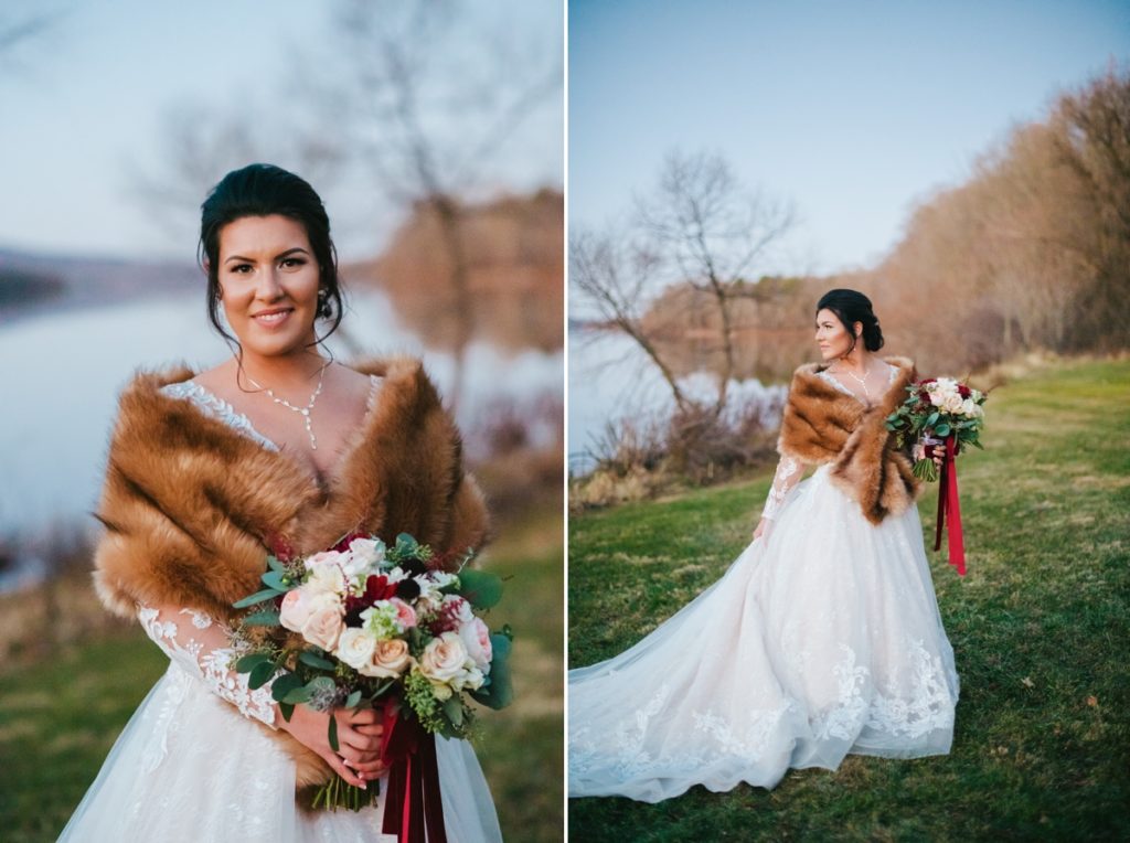 Winter Wedding Lake House Inn Jessica Hendrix Photography